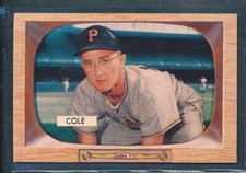 1955 Bowman #28: DICK COLE Pittsburgh Pirates ~ EX