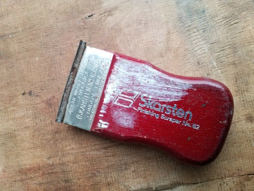 Vintage Skarsten No62 Doppelklinge gewellt & gerade Schaber Hakenschaber - Bild 8 von 11