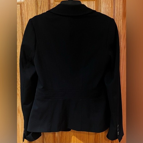 White House Black Market Classic Two-Button Black Power Career Blazer Size 2 - Picture 6 of 10