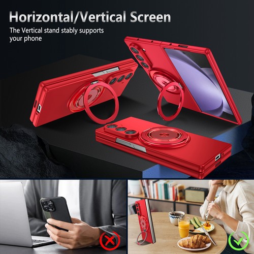 Per Samsung Galaxy Z Fold 7 6 5 4 3 PC rigido supporto magnetico custodia antigraffio - Foto 53 di 77