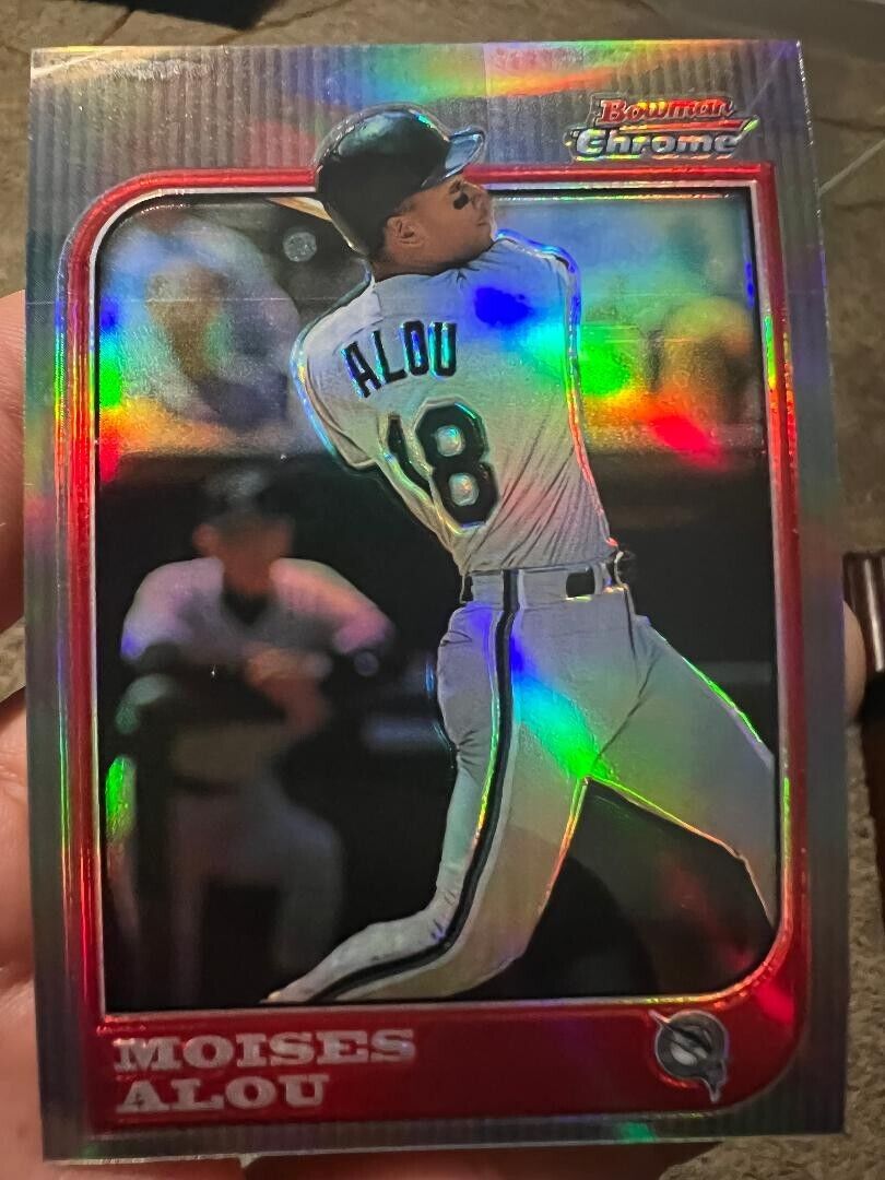 Moises Alou 1997 Bowman Chrome International Refractor #62
