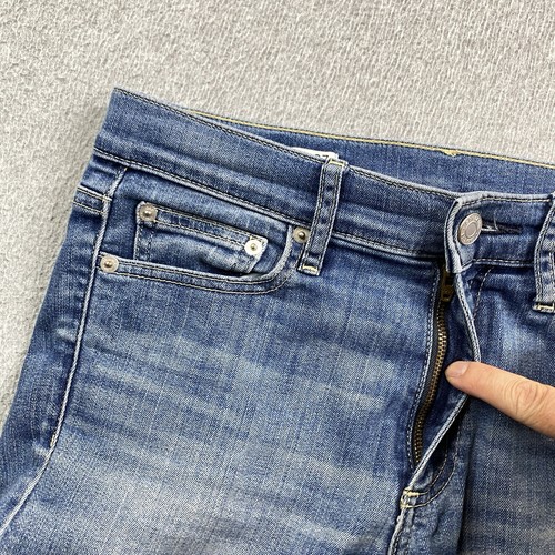 Gap Jeans donna 27s 28x27 vero skinny denim elasticizzato preppy casual scuola blu - Foto 13 di 21