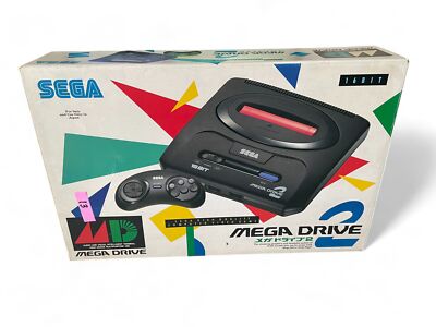 割引価格 SEGA w/Box Contoroller Console HAA-2502 MD 2 Drive Mega 本体、アクセサリー