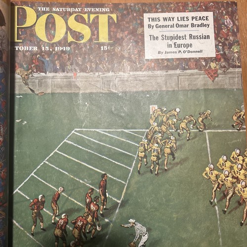 Saturday Evening Post Bound Magazine Book Oct-Dec October November December 1949 - Picture 8 of 24