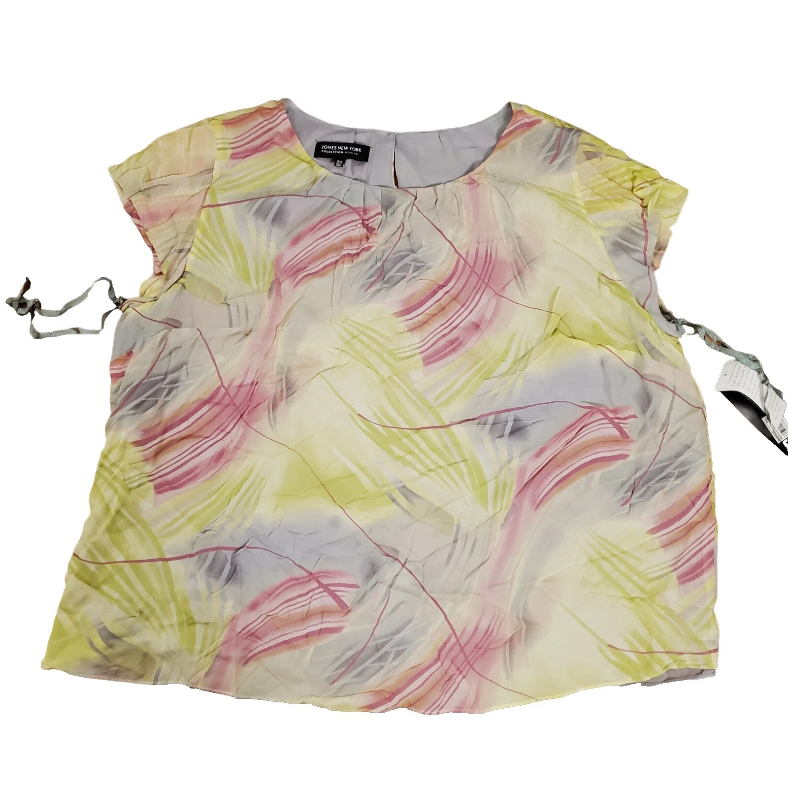 Camisetas Jones New York Seda Multicolor para Mujer