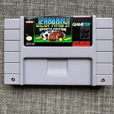 Jeopardy -- Sports Edition (Super Nintendo Entertainment System, 1993) NEAR MINT