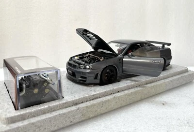 1/18 MotorHelix Nissan Skyline R34 GT-R Nismo Z-tune Gun