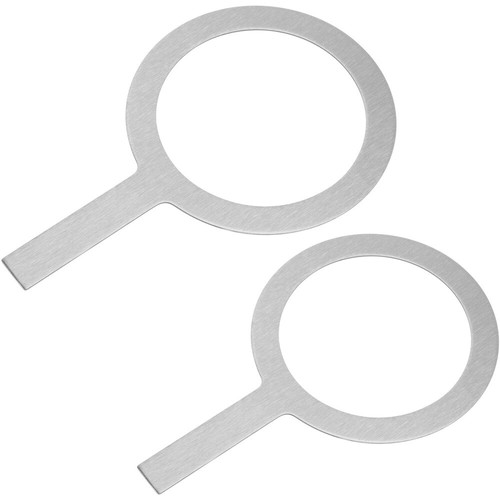 2Pcs milk cup rim Baking Cup Cover Culinary Torch Attachment Brulee Making Tool - Picture 1 of 11