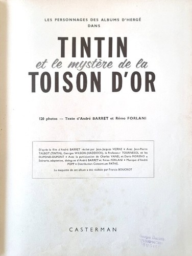 Hergé Tim und Struppi: Tim und Struppi und das Geheimnis des goldenen Vlieses B31 Originalausgabe 1962 - Bild 5 von 8