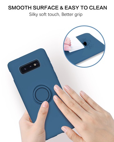 Pour Samsung Galaxy S10e 5.8" Coque Antichoc Anneau Support Béquille Housse Silicone - Photo 22 sur 22