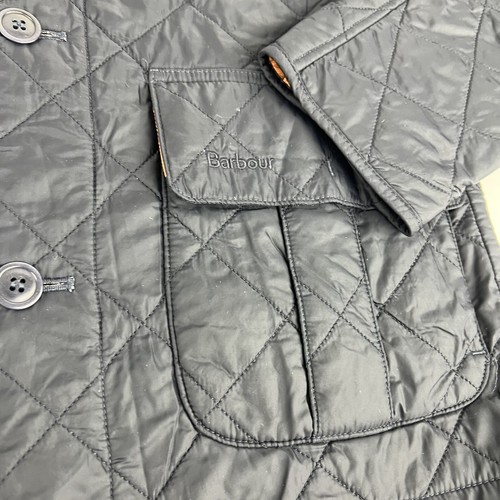 Barbour Para Hombre Cedric Gran Abrigo Chaqueta Azul Acolchado Pequeño Ligero Abrigo de Bolsillo - Imagen 5 de 10