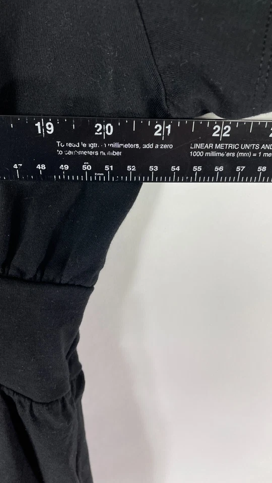 H&M Womens Dress Scoop Neck Kimono Sleeve Black Size X Large - Image 3 of 4