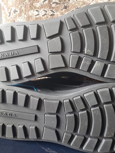 Prada FLASHTREK Black Fabric Sneakers Made ITALY Men 9.5 UK 10.5-11 US $1,370 - Picture 20 of 23