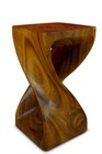 Solid Wood Side Table 30 50 cm Stool Column Nightstand Living Room Table
