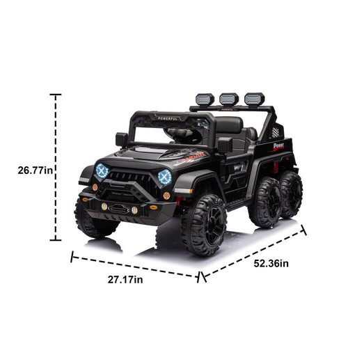 Kids Ride on Car 2 Seater Electric Truck 24V Battery Powered Car Toy with Remote - Picture 6 of 12