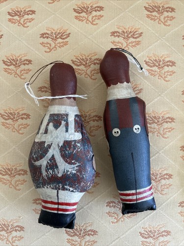 Vintage Raggedy Ann  & Andy Antique Oil Cloth /ornaments - Picture 13 of 14