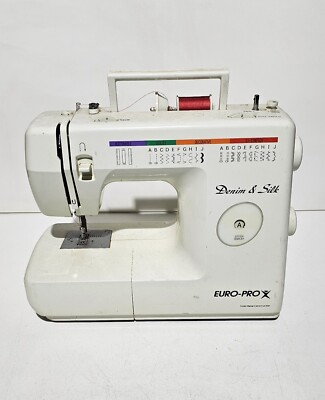 #ad EURO PRO X DELUXE DENIM AND SILK SEWING MACHINE 7100 *UNTESTED* $49.10