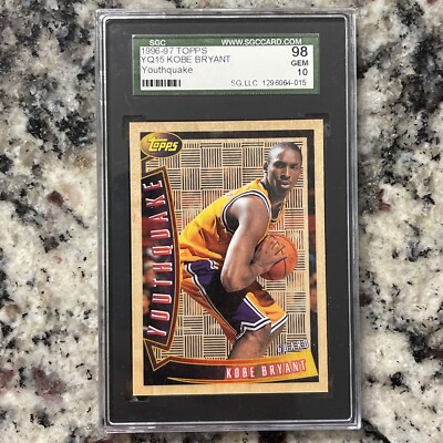 その他 1996-97 Topps Youthquake #YQ15 Kobe Kobe Bryant 1996-97 Topps Chrome Youthquake #YQ15 Rookie BGS
