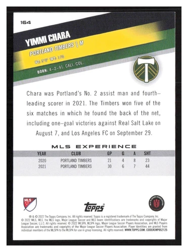 2022 Topps MLS #1-200 Base cards Pick Your Card(s) Complete Your Set - Picture 287 of 347