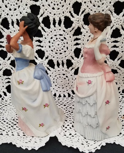 HOMCO Victorian Ladies Anna Marie #1431 & Southern Belle #1421, Fine Porcelain - Picture 5 of 12