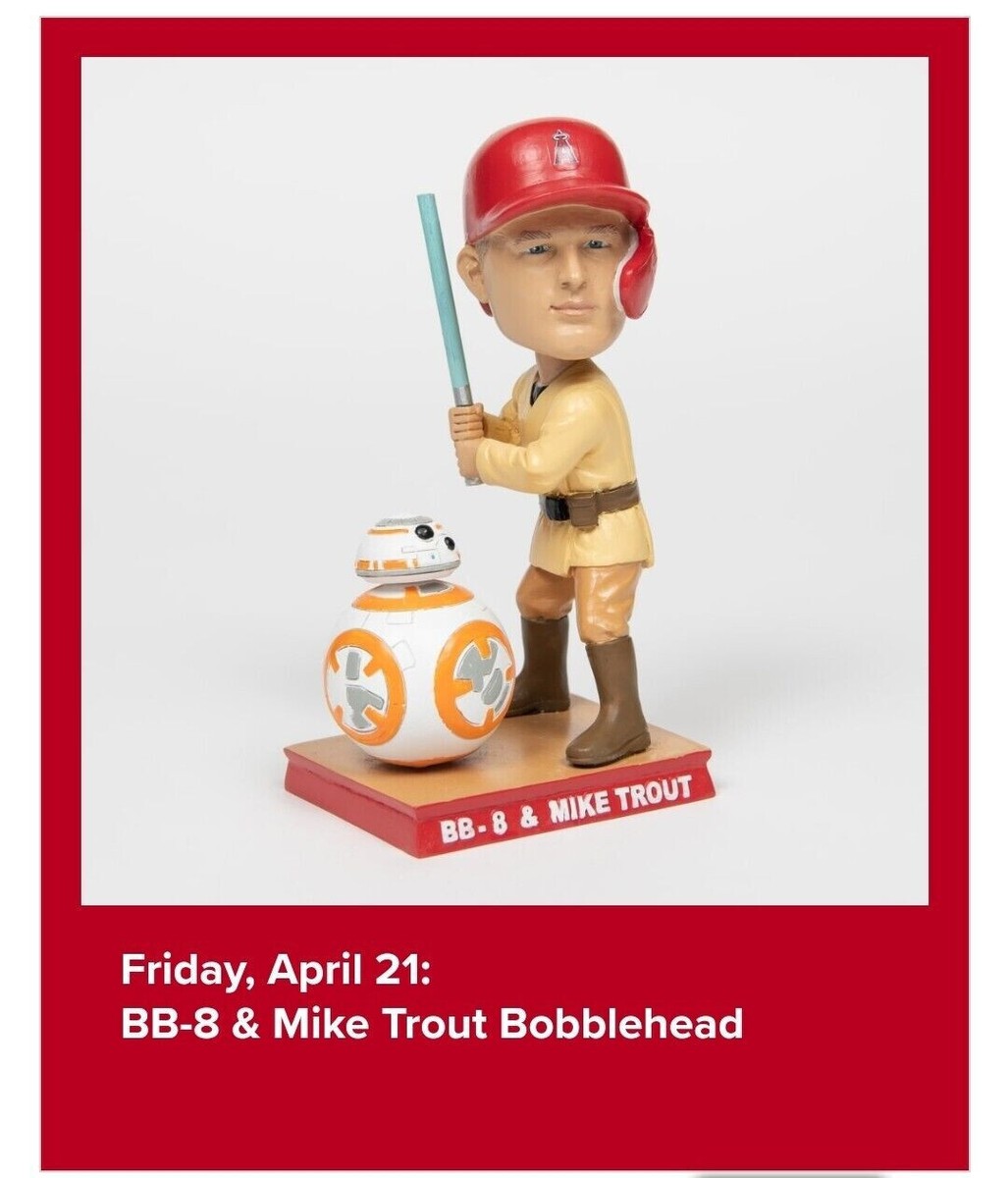 【未開封】MIKE TROUT bobblehead 2024 2024 Mike Trout Throwback Bobblehead Anaheim Angels 7/27/24