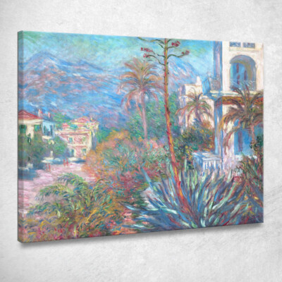 Villen A Bordighera 1884 Claude Monet, mnt109 Gemälde auf Leinwand gedruckt