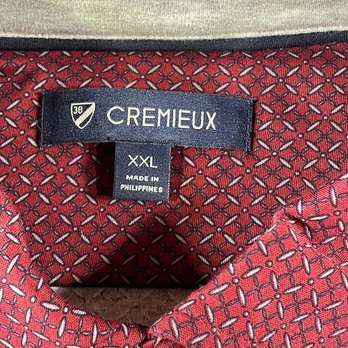 Cremieux Shirt Mens Size XXL Long Sleeve Geometric Luxury Preppy Soft Office - Bild 2 von 11