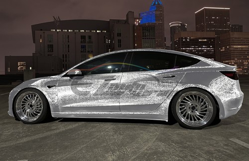 PET Damascus Steel Forged Carbon Fiber Satin Car Vinyl Wrap Film Sticker Sheet - Picture 121 of 145