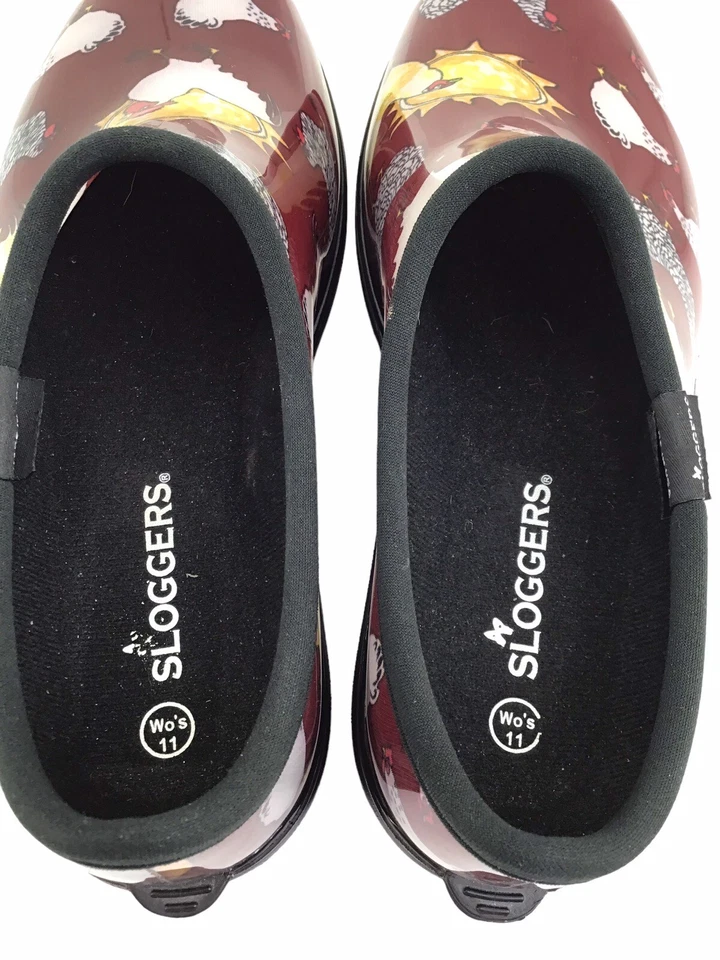 Sloggers chicken hen print waterproof garden rain shoes women size 11 - Image 4 of 4