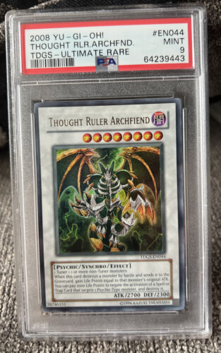 Yu-Gi-Oh! PSA 9 Thought Ruler Archfiend The Duelist Genesis TDGS-EN044 - Picture 1 of 2