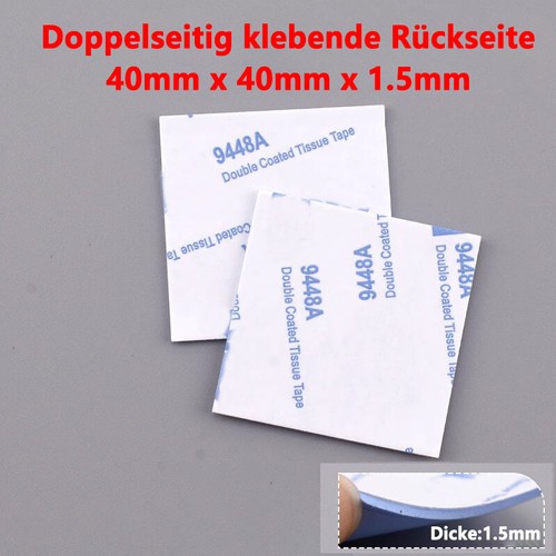 Wärmeleitpad 4W/mk 40x40 80x80 100x100 200x200mm Dicke 0,3mm/0,5mm/1mm/1,5mm/2mm - Photo 43/53