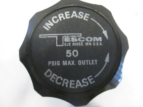 Tescom Edelstahl Atemregler, 64-3061 mit 30-0-60 PSI Messgerät, gebraucht - Bild 3 von 5