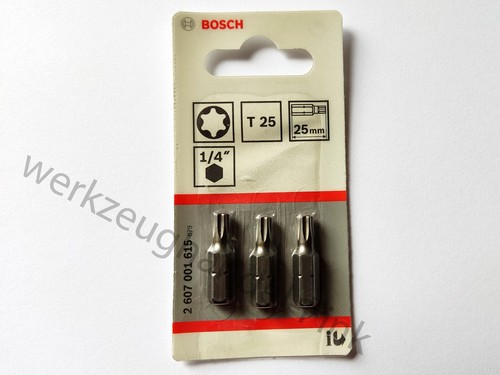 BOSCH Bits Torx T TH HEX PZ PH Standard H TiN Titanium versch. Arten - Bild 86 von 105