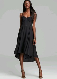 Elizabeth-and-James-black-silk-corset-dress-size-S-445