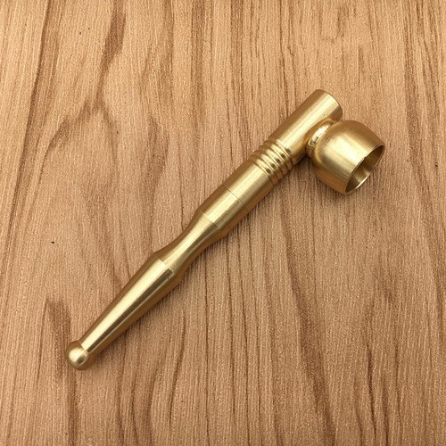 Pure Copper Small Pipe Vintage Dry Tobacco Pipe Stick Portable - Picture 5 of 11