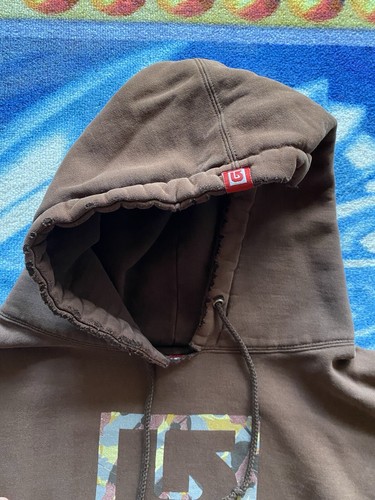 Vintage Y2k Burton Hoodie Mens XL Brown Snowboard Skate Surf Quicksilver Volcom - Picture 6 of 11