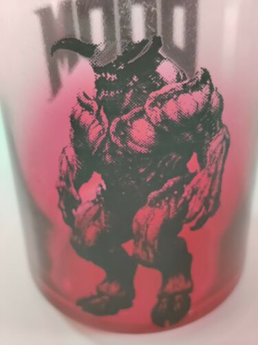 DOOM Video Game 🔥 Collectible Drinking Blood Red Glass🔥 Hard to find VINTAGE❤️ - Picture 6 of 12