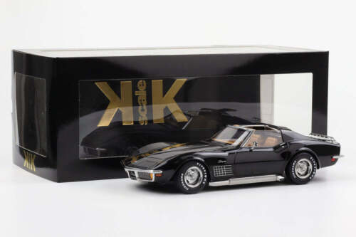 1:18 Chevrolet Corvette C3 Stingray Targa 1972 Nero Metallizzato KK-Scale - Foto 4 di 6