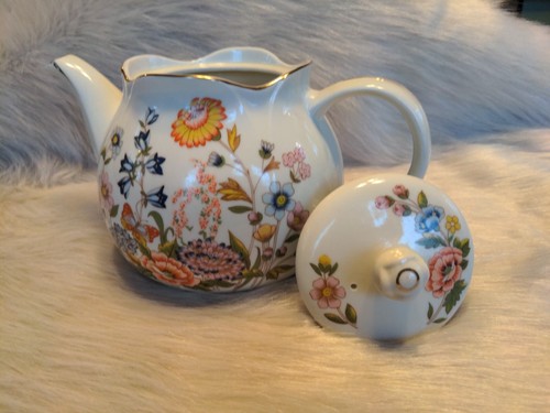 Vintage Robinson Design Group 1989 Floral Porcelain Teapot Japan 48oz / 6cups - Bild 14 von 18