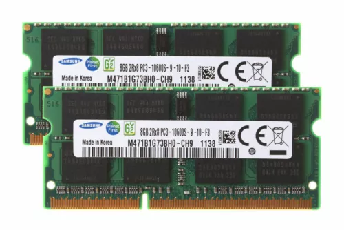 Samsung 16GB 8GB/4GB 2Rx8 PC3-10600S DDR3-1333MHz SODIMM Laptop-Speicher RAM"