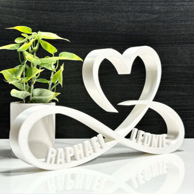 Infinity persönlich Herz individuell Geschenk Jahrestag Hochzeit Weihnachten