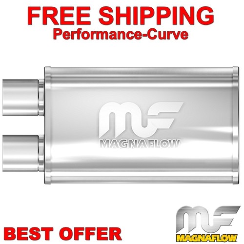 2.5" O/O -5x8 Oval 14" Body MagnaFlow Muffler PSS 14210 - Picture 1 of 4