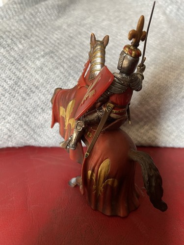 Schleich Fleur De Lis Knight With Rearing Horse World Of Knights 2003 - Picture 4 of 11