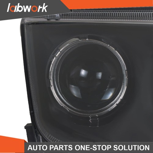 Labwork Headlights For 2010-2012 Ford Fusion Halogen Projector Black Right&Left - Bild 10 von 20
