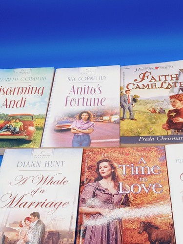 Heartsong Presents Christian Romance Fiction Paperback Novel Lot of 7 Books. - Imagen 3 de 12