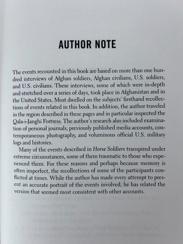 Doug Stanton, Horse Soldiers; Carlotta Gall, The Wrong Enemy - Picture 9 of 24