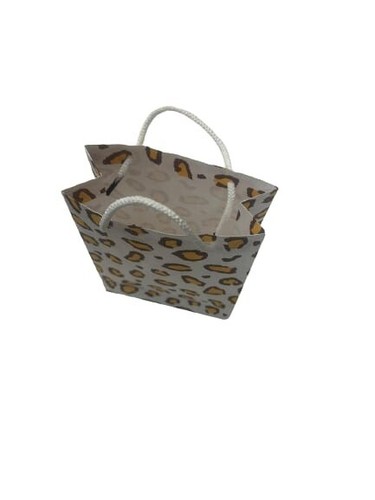 SMALL LEOPARD Gift Bags Rope Handle Party Weddings Presents Christmas Bulk Buy - Picture 3 of 3