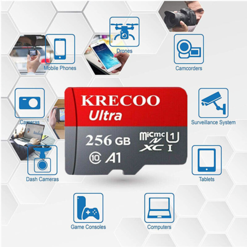 KRECOO Extreme Micro SD Card 64G 128GB 256GB Dash Cam Support 4K UHD GoPro - Picture 4 of 17