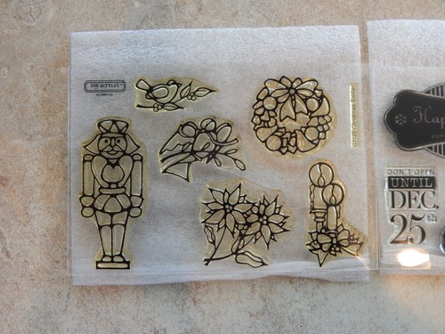 Neu CTMH/Close to My Heart Stempel Lot Weihnachten Cartoon Stil Feiertage Winter - Bild 4 von 6