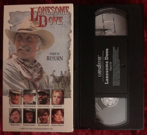 LONESOME DOVE (4 VHS Tape Set) Tommy Lee Jones, Robert Duvall, & Danny Glover - Picture 5 of 5